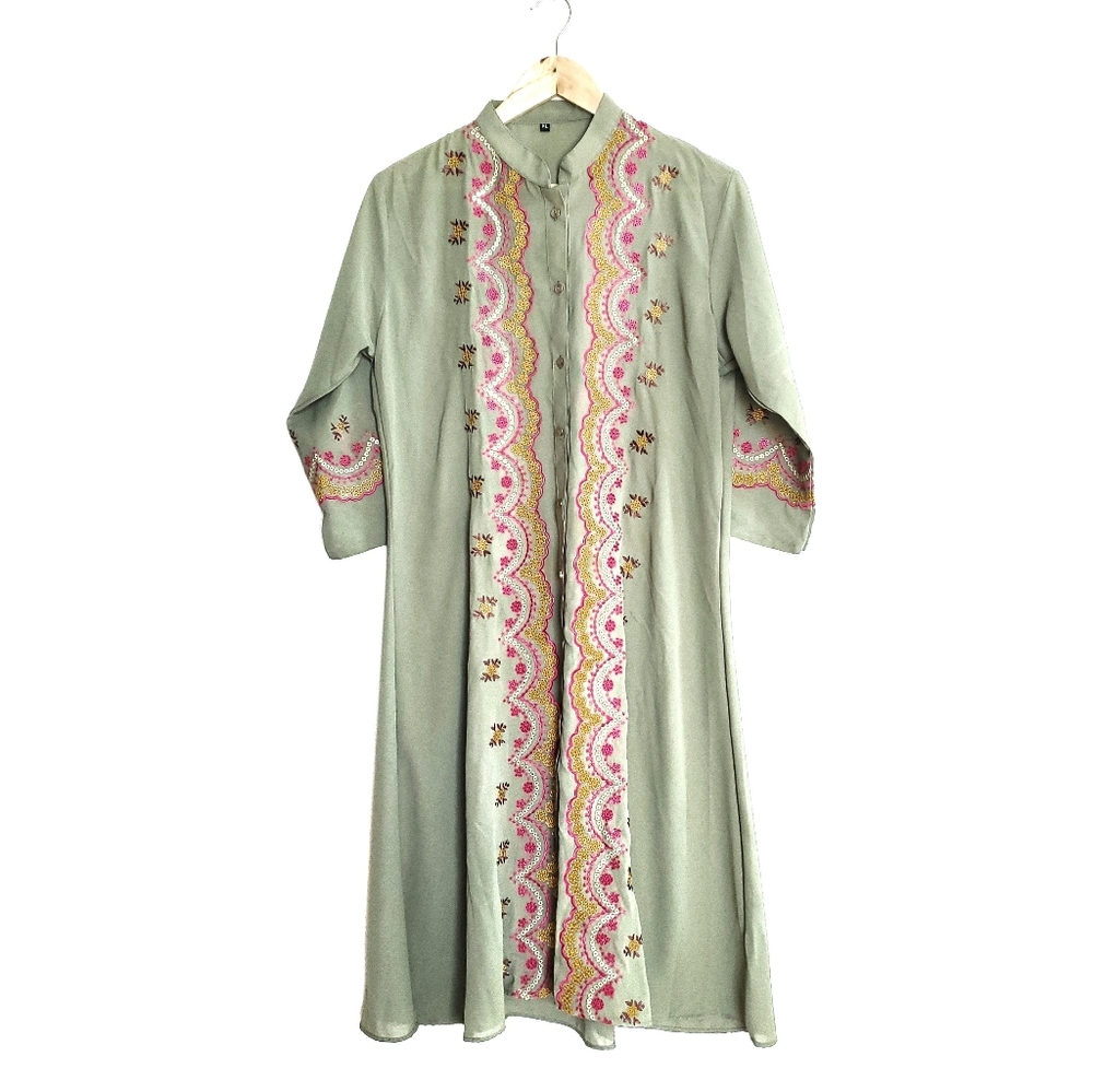 One Piece Olive Green Salwar Kameez